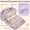 Purple, variant on TRIPGEAR Multi Compartment Large Capacity Zipper Pencil Case, Spacious Cute Pen Pouch