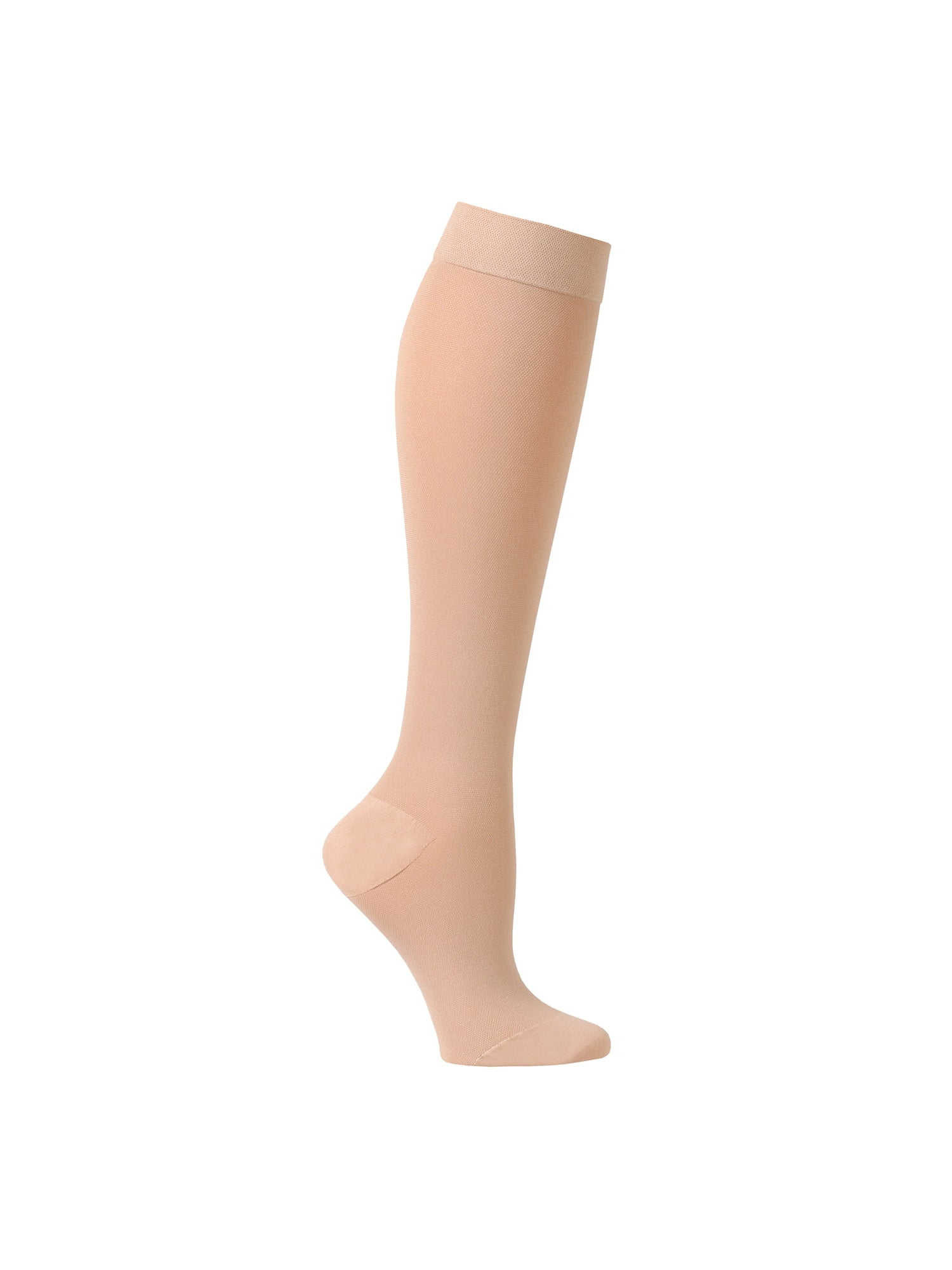 Support Plus Women's Firm Compression Hose Opaque Knee High, Petite