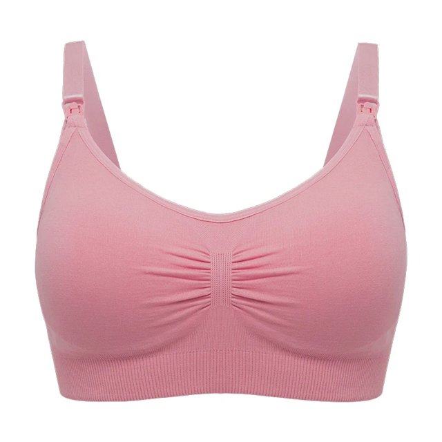 Sujetador de lactancia de talla grande de alta calidad, ropa interior transpirable para mujer, sujetador de maternidad sin costuras, Push Up