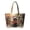 Black Cat Winter, variant on Quilted Tote Bag for Women, Lightweight to Carry and Easy to Organize, Shoulder Handbag with Inner Pockets for Work Travel Shopping, Xmas Cats Books Print