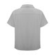 thumbnail image 2 of Camisas Para Hombre Blusa de camisa de lino de algodón de color sólido con solapa de manga corta informal de primavera y verano para hombres (Grey, M), 2 of 3