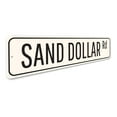 thumbnail image 3 of Sand Dollar Road Novelty Decor, Metal Wall Sign - 4x18 Inches, 3 of 4