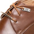 thumbnail image 6 of Tawop Dress Shoes for Men Faux Leather Casual Dress Shoes Comfy Business Lace Up Soft Sole Oxfords Brown Size:10, 6 of 9