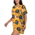 thumbnail image 2 of Kdxio Corgi Print Pajamas Sets for Women Short-Sleeved Pjs with Lounge Shorts Two Piece Sleepwear S-4XL, 2 of 9