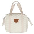 thumbnail image 1 of Bolsa De Hombro Bolso de pañales para el cuidado, Bolso de pañales informal para mamá, bonita caricatura de moda para mamá (oso amoroso), 1 of 9