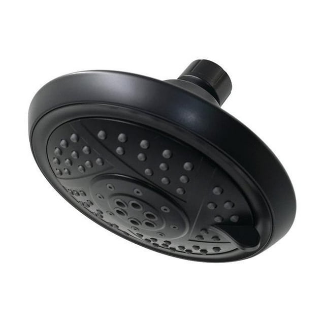 Kingston Brass KX1550 Modern Vilbosch 5 in. 5-Function Shower Head - Matte Black