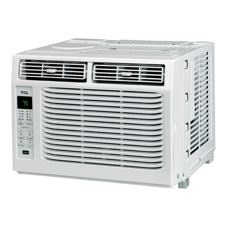 TCL 6,000 BTU 115-Volt Window Air Conditioner with Remote, White, W6W31