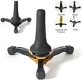 thumbnail image 4 of Foldable Tripod Stand for Wind Instruments with Secure and Stable Legs, Lightweight and Compact Flute Stand Easy Installation Clarinet Holder, 4 of 7