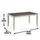 thumbnail image 3 of Mesa de comedor Steve Silver Furniture Abacus 36x122x76 cm gris, 3 of 6