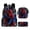 B, variant on Bo'ys Spidey Style Backpack 3 Piece Set with Lunch Box Case Teen Large Capacity Superhero Theme Elementary School Bookbag Lightweight Water Resistant School Bag Back to School