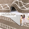 thumbnail image 2 of Yamaziot 1.7'x5' Runner Rug, Washable Kitchen Runners Rugs for Hallway, Non Slip Indoor Entryway Mat Low Profile Floor Doormat, Laundry Room Rug, Brown, 2 of 5