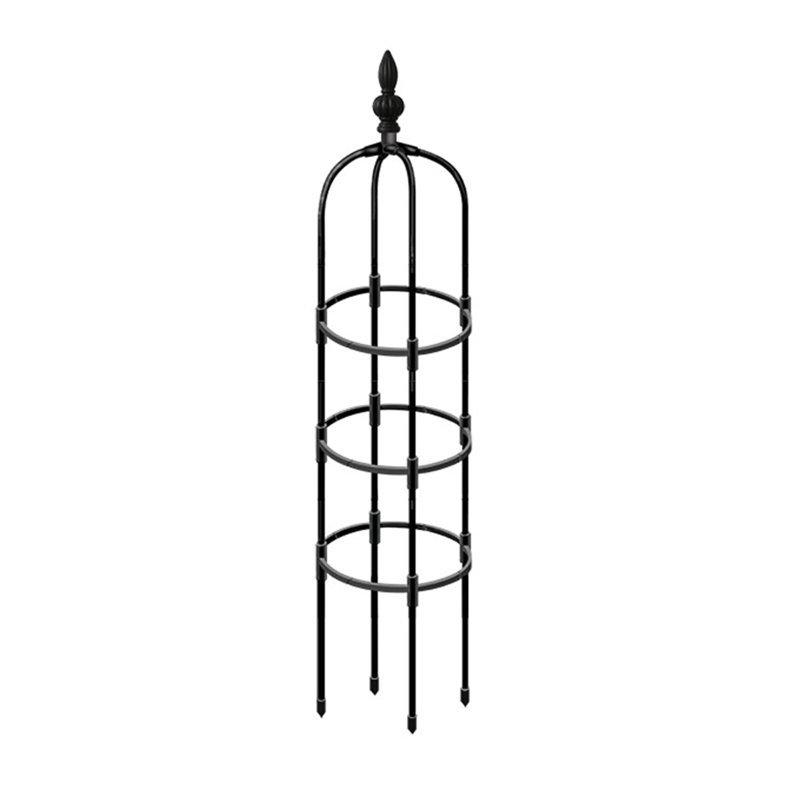 huntermoon Flower Support Cage Stand Plant Climbing Vine Rack Creative