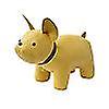 thumbnail image 1 of Reposapiés con forma de animal Yuxing taburete ergonómico estable amarillo, 1 of 5