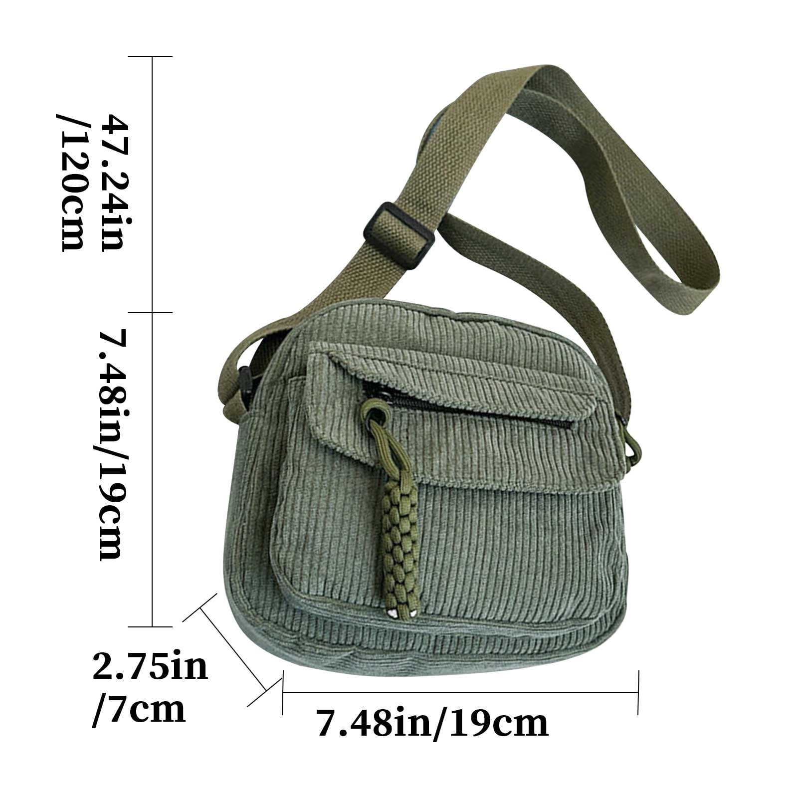 Zmeidao Corduroy Crossbody Bag Women's Shoulder Bag Handbags