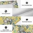 thumbnail image 6 of Yellow Cashew Flower Outdoor Rug for Patio/Deck/Porch, Non-Slip Large Area Rug 3 x 5 Ft, Retro Ethnic Abstract Country Indoor Outdoor Rugs Washable Area Rugs, Reversible Camping Rug Carpet Runner, 6 of 8