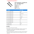 thumbnail image 2 of Inner Tie Rod End Set - Compatible with 2011 - 2015 Dodge Durango 2012 2013 2014, 2 of 2
