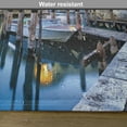 thumbnail image 6 of Ambesonne Venice Place Mats Set of 4, Morning Twilight Urban, Standard Size, Grey Blue Cinnamon, 6 of 6