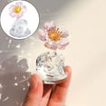 thumbnail image 2 of GQDIN Crystal Daisy Flower Figurine Ornament Glass Flower Home Office Table Decor Souvenir Gifts for Birthday Christmas Wedding, Christmas, Valentines, Mothers Day, Home Display Decor, 2 of 8