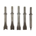 thumbnail image 2 of 5pcs Wood Chisel Set,Air Shovel Hammer Chisel Set Air Hammer Chisel Straight Shank Woodworking Chisel Set for 150/190/250 Air Hammer, 2 of 7