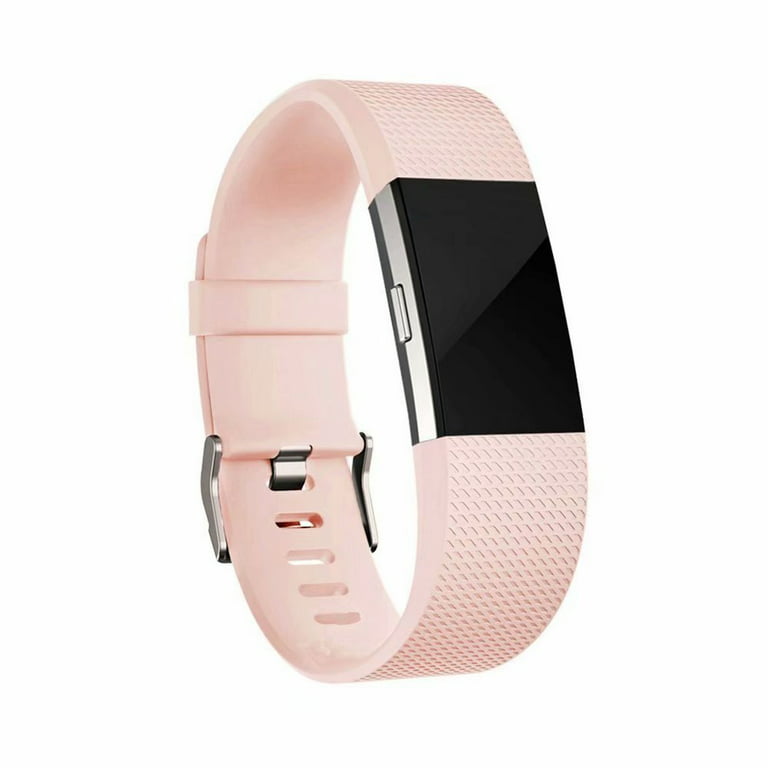 Fitbit Charge 2 Bands Adjustable Replacement Large Wristbands Band for Fitbit  Charge 2 (Large, Pink) 