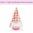 thumbnail image 2 of Valentines Day Gnome Decorations for Home, Lighted Plush Gnome Valentines Day Gift for Her, Women & Girlfriend, Battery Operated Tabletop Mantle Valentines Day Decor (Warm Light) Xuniizn, 2 of 5
