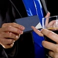 thumbnail image 2 of Stainless Steel Business Card Holder Elegant Aluminum Card for Trade Shows & Events, 2 of 4