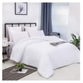 thumbnail image 5 of KriKac White Comforter King Size, 3 Pieces Lightweight Solid White Bedding Set King, All Season Soft Pure White King Size Comforter Set Extra Fluffy Ultra Comfy Bed Quilt (1 Comforter, 2 Pillowcases), 5 of 6