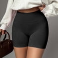thumbnail image 5 of felwors Women's Impact Shorts High Waisted Scrunch Lifting Seamless Running Yoga Biker Shorts Black for Size L, 5 of 9