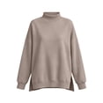 thumbnail image 3 of TGPMGRZ Oversized Sweatshirts for Women Neck Solid Long Sleeve for Fall Winter Cozy Days, 3 of 5