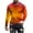 Orange, variant on Honeeladyy Pullover Top for Men Long Sleeve 3D Flame Printed Round-Neck Sweatshirt Slim Fit Sport Casual Tee Shirt Blouses #Ta-Orange-M