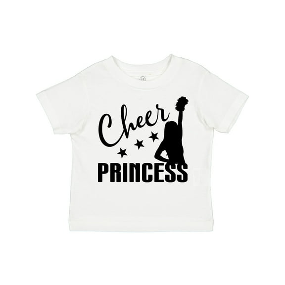 Inktastic Cheer Princess Cheerleading Girls Toddler T-Shirt