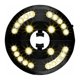 thumbnail image 1 of Luz para sombrilla de jardín, luz para sombrilla de patio, 24 LED, 3 patrones de iluminación, luz para sombrilla para terraza, jardín, sombrilla grande (luz cálida), 1 of 4