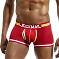 thumbnail image 4 of JOCKMAIL Mens Boxers Briefs Underwear Low Waist Mens Briefs Boxershorts Trunks, 4 of 4