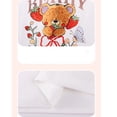 thumbnail image 7 of Bellafa 2-7Y Girls Summer Outfits 100% Cotton Toddler Short Sleeve T-Shirt and Elastic Waist Shorts 2 Piece Clothing Sets, 7 of 7