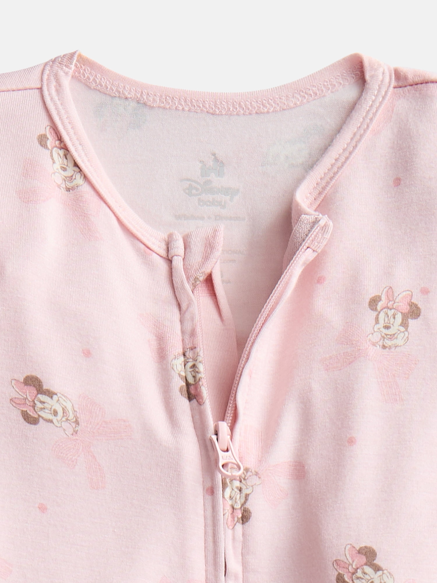 Disney Baby Wishes + Dreams Minnie Mouse Footed Sleep N Play, Sizes Preemie-6/9 Months