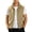 Khaki, variant on Fishing Vests for Men Lightweight Stand Collar Zip Up Sleeveless Jacket with Pockets Outdoor Work Photo Travel Hiking Vest