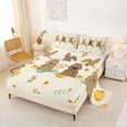 thumbnail image 2 of Erosebridal Happy Easter Rabbit Queen Sheet Sets, Kids Boys Girls Bed Set, 4pcs, 2 of 5