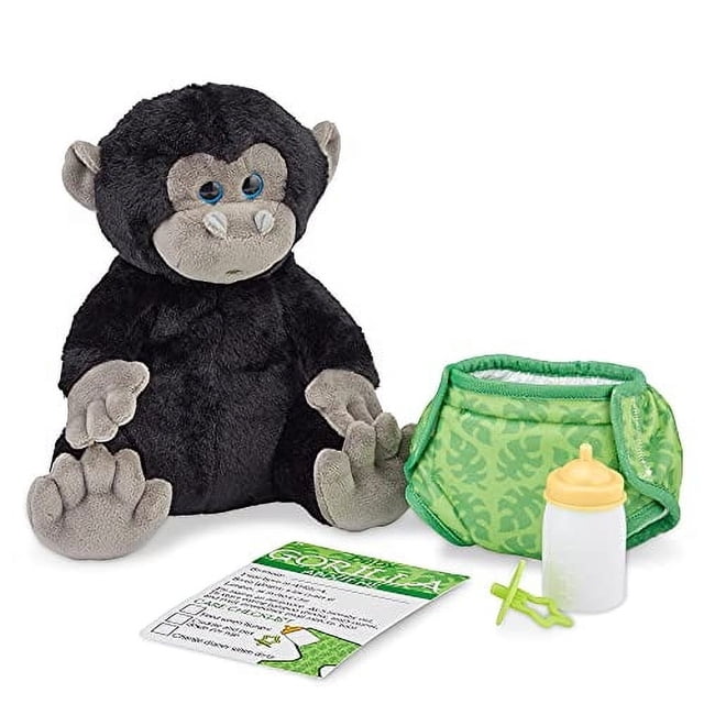 Peluche de peluche Melissa & Doug Baby Gorilla de 28 cm con Acc Melissa & Doug NA