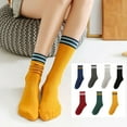 thumbnail image 2 of 7 Pairs Novelty Women Assorted Breathable Cute Korea Casual Cotton Crew Socks, 2 of 9