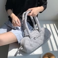 thumbnail image 3 of Bolso Hobo para Axilas Mujer Bowknot Nylon Con Bolsillos Interiores Acolchado, 3 of 9