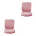 thumbnail image 3 of Guardoinrt Soft and Breathable Swivel Chair Cover Seating Experience Pink Backrest + Cushion Cover 2Set, 3 of 6