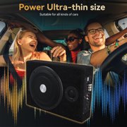 Podofo 8 Ultra-thin Bass BoxActive Subwoofer Compact Speaker Car Underseat