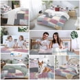thumbnail image 6 of Abstract Colorful Bedding 3 Piece Duvet Cover Set Twin Size, Modern Geometric Grunge Art Ombre Soft Microfiber Comforter Cover with Zipper Closure & Pillowcases, Wrinkle & FadeResistant Quilt Cover, 6 of 9