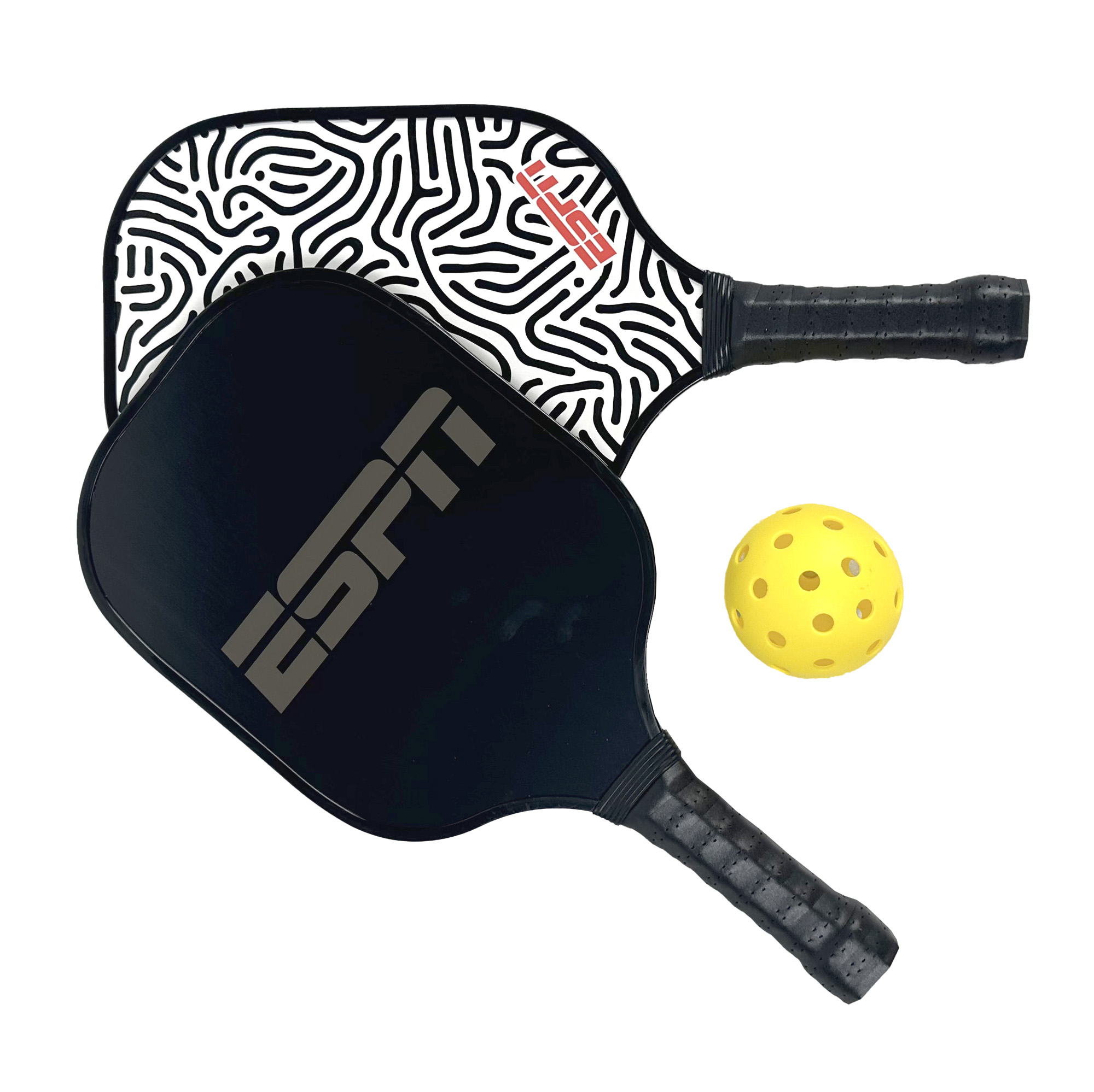 ESPN Pickleball Set (2 core paddles, 1 ball)
