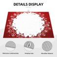 thumbnail image 3 of Fotbe Winter Christmas Snowflake Alfombrilla de Secado para Cocina con Estampado, 18x24 Pulgadas, 3 of 7