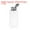 White 500ml, variant on Uxcell 2Pcs Solvent Alcohol Dispensers 200ml Push Down Liquid Dispenser Pump w Stainless Steel Lid, Blue