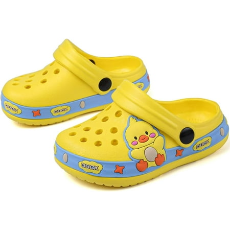 

Toddler Clog Slippers Garden Sandals Slip On Water Shoes Sneakers Cartoon Slides for Boys and Girls Children Beach Pool Shower