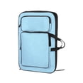 thumbnail image 3 of Uxcell 14.2" x 19.3" Art Portfolio Bag Backpack, Drawing Organizer, Light Blue, 3 of 5