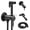 Black-Built-in Hot & Cold Water Modes-Round, variant on Black 1 Pack Handheld Bidet Sprayer For Toilet Cleaning and Multi-Use Tasks