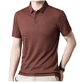 thumbnail image 2 of OSFVNOXV Big and Tall Mens Golf Shirts Cooling Soft Dress Shirts Business Casual Short Sleeve Office Top with Buttons Collar, 2 of 9